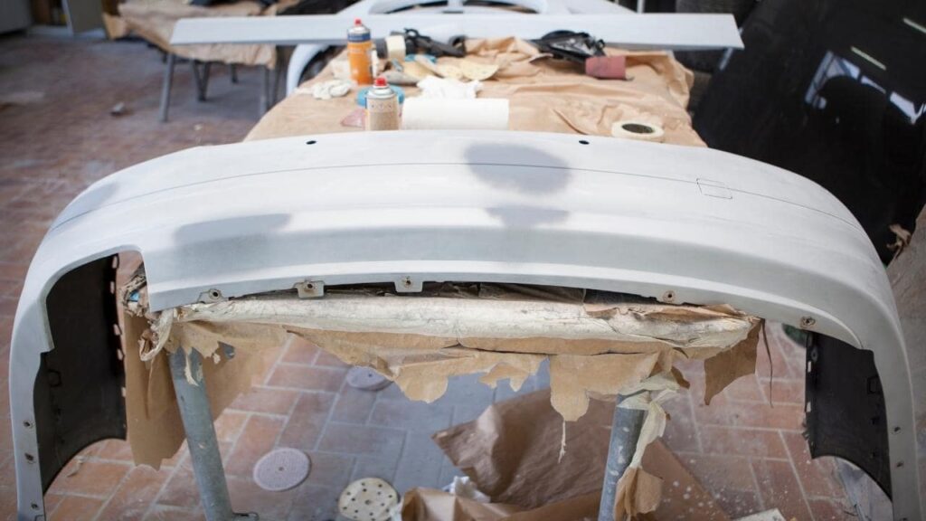How to remove paint from a plastic car bumper