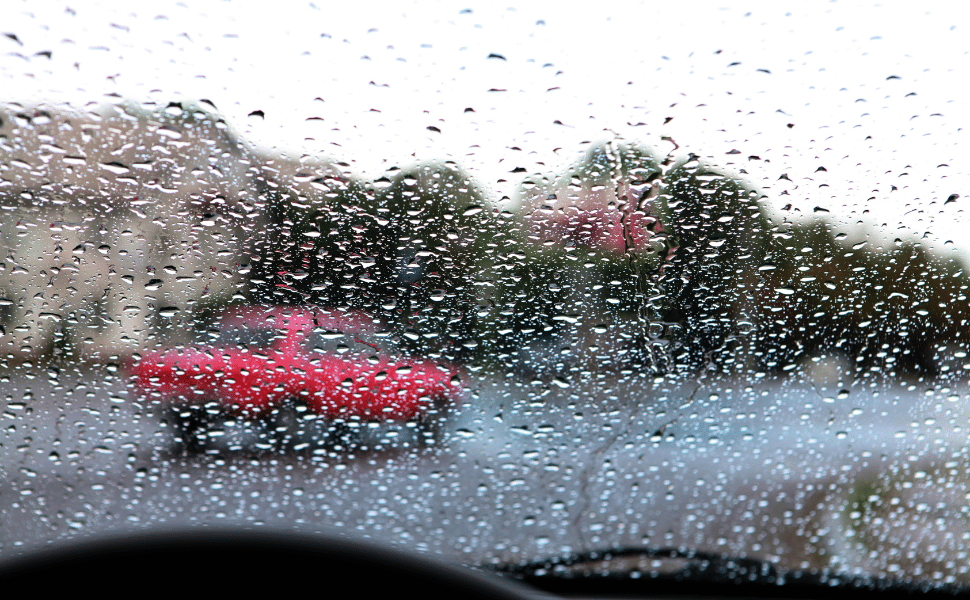 how to get water stains off of car windows